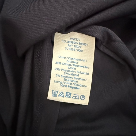 Boden Size 6 Navy Blue V Neck Fit & Flare Short Sleeve Dress - Picture 5 of 5